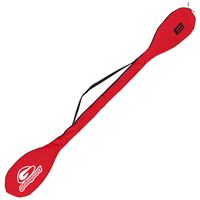 K1-2 two paddle bag,red colour,separated by soft fabric,strap