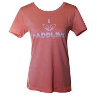 I love paddling women's T-shirt SS,rose clay,100% cotton,size L