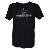 I love paddling men's T-shirt SS,black,100% cotton,size L